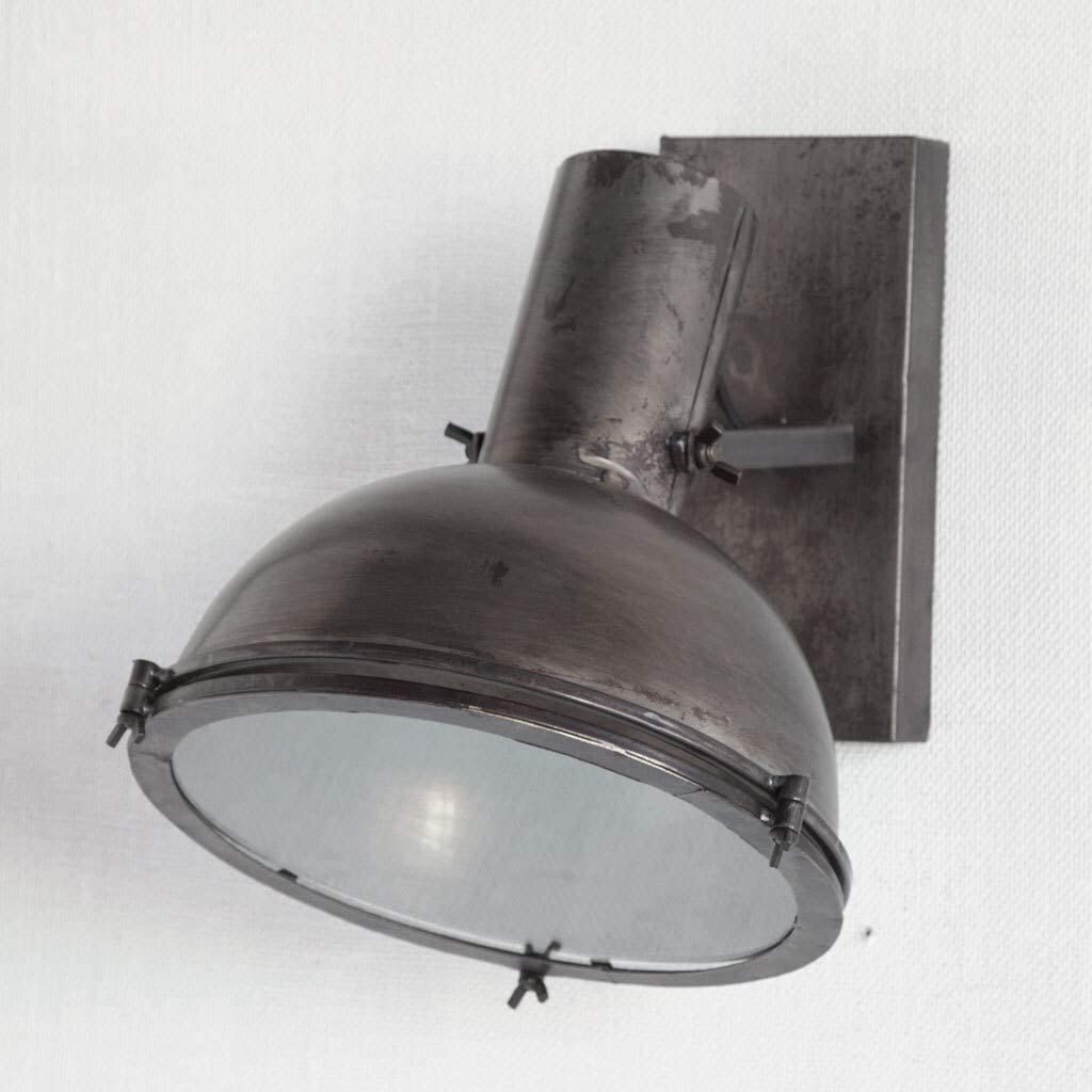 Grey Metal Sconce Industrial - Diamond Home USA