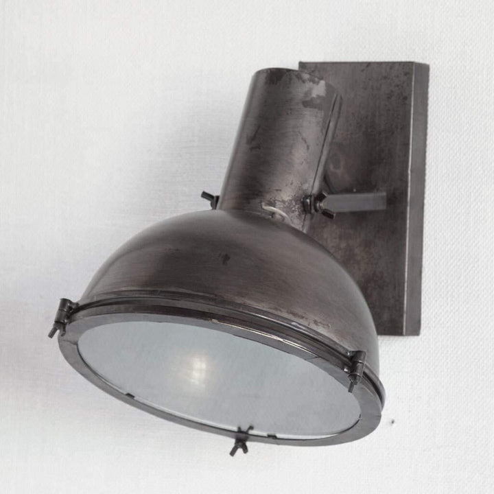 Grey Metal Sconce Industrial - Diamond Home USA