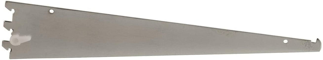 14" Chrome Shelf Bracket Universal Line Slotted Standards