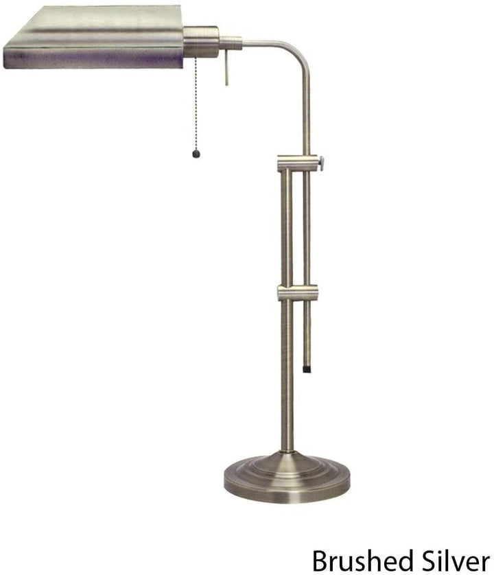 Lighting Dark Bronze Pharmacy Table Lamp Brushed Silver Brown Grey Modern Contemporary
