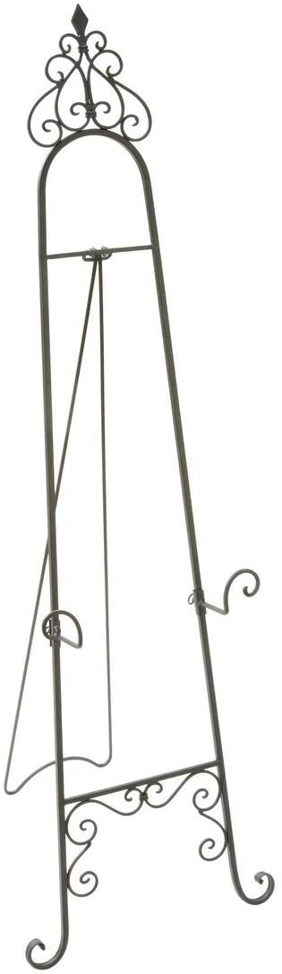 h Parisian Black Metal Floor Easel