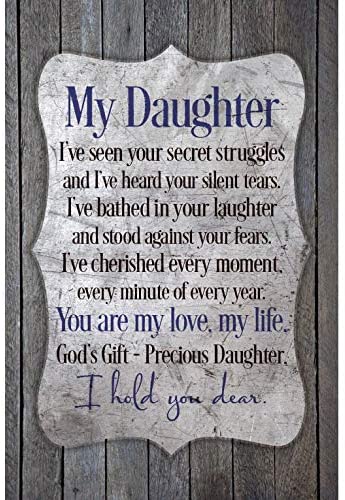 New Horizons 'My Daughter' Wood Plaque