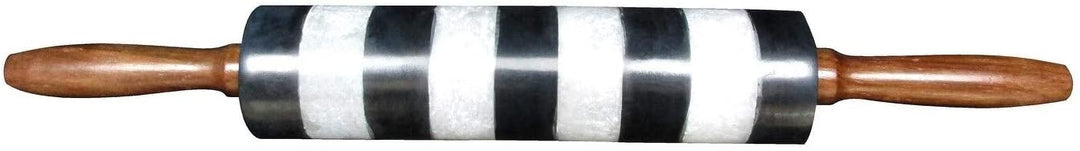 Monochrome Rolling Pin 16x2x2 Black Marble 1