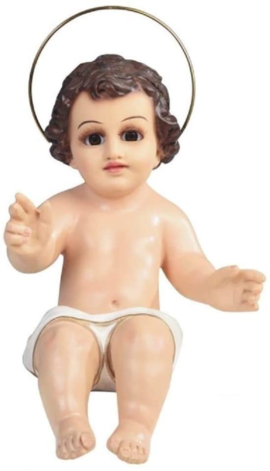 9" h Baby Jesus Statue Holy Figurine Religious Decoration