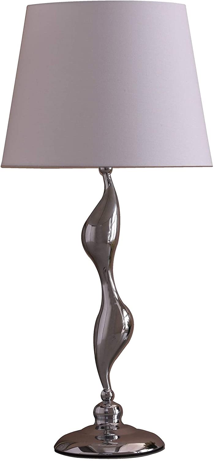 Art Silhouette Silver Table Lamp Modern Contemporary - Diamond Home USA