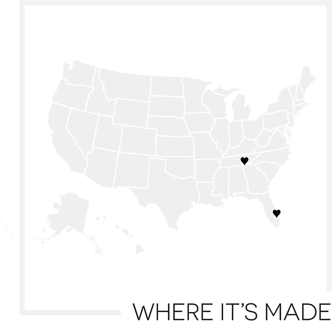 Painted Petals Xxxiii' 5 Piece Canvas Wall Art Set Blue Orange White Modern Contemporary Specialty Wood Handmade Includes Hardware Made USA