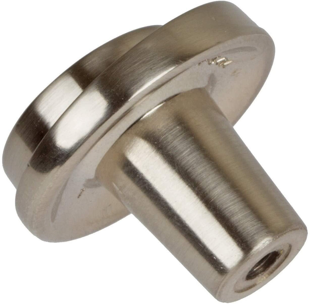 1 125 inch Satin Nickel Classic Wave Cabinet Knobs (Pack 25) Grey Metal Finish - Diamond Home USA