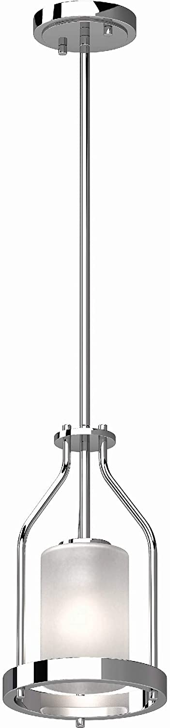 1 Light Chrome Mini Pendant Transitional