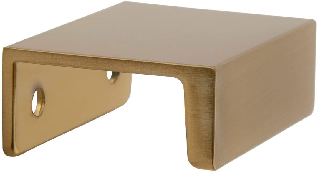 1 1/4" Finger Pull (Pack 10) Satin Brass Zinc Finish