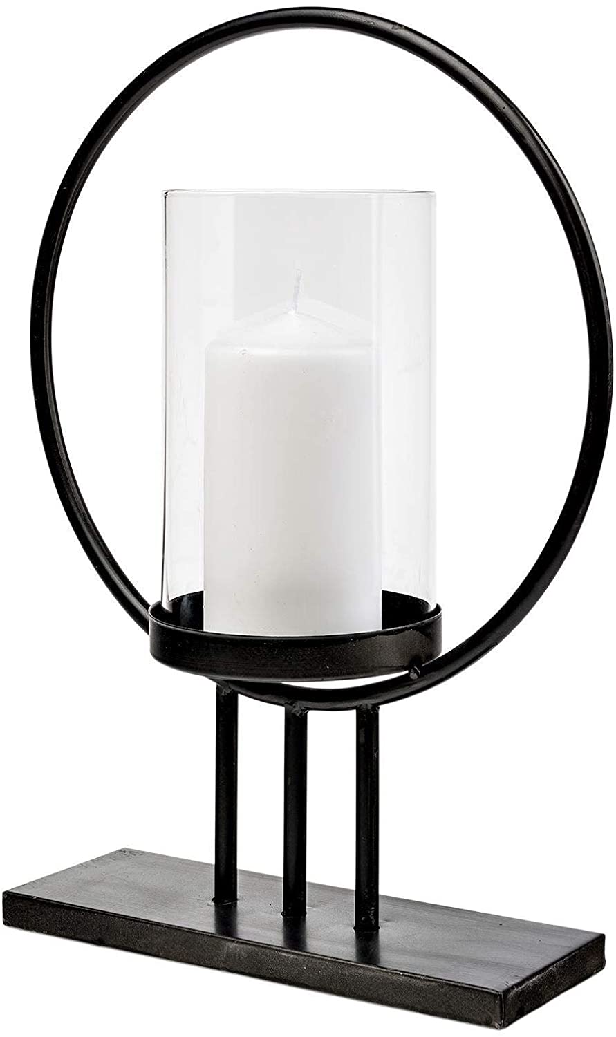 I (Small) Table Candle Holder Black Modern Contemporary