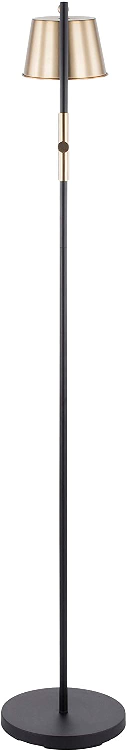Adjustable Metal Floor Lamp Black