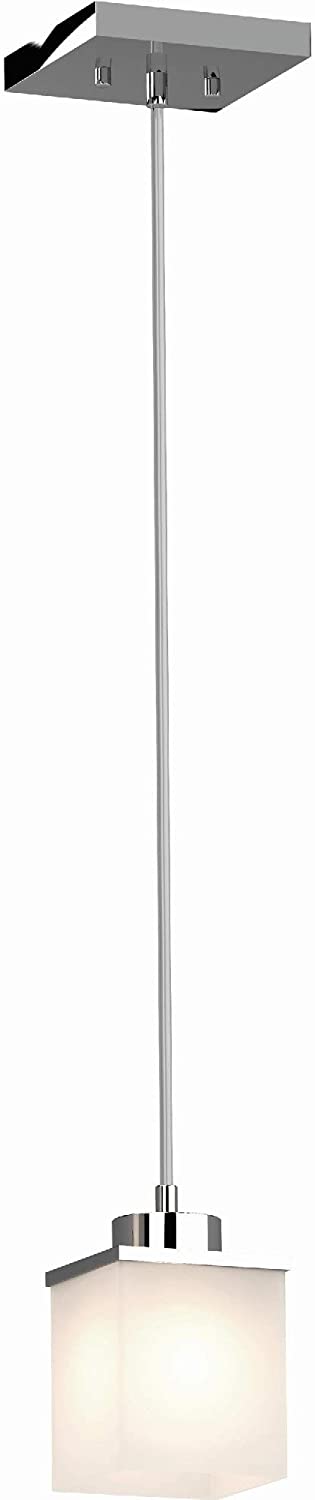 1 Light Indoor Chrome Mini Pendant Modern Contemporary