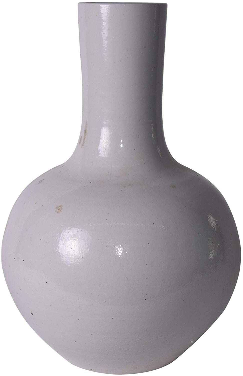 White Globular Vase Small