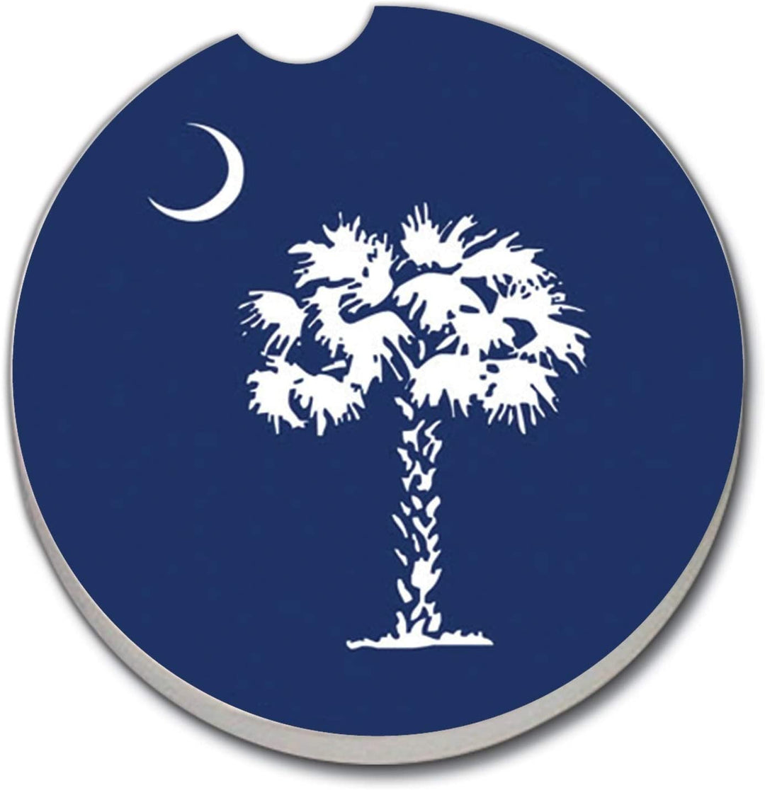 Car Coaster Sc State Flag Set 2 2 5
