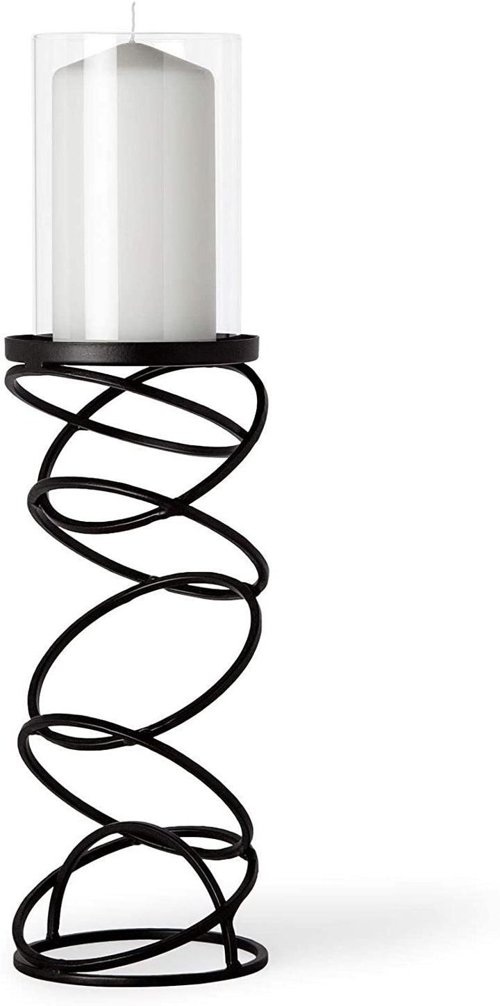 (Medium) Candleholder Black Farmhouse Industrial