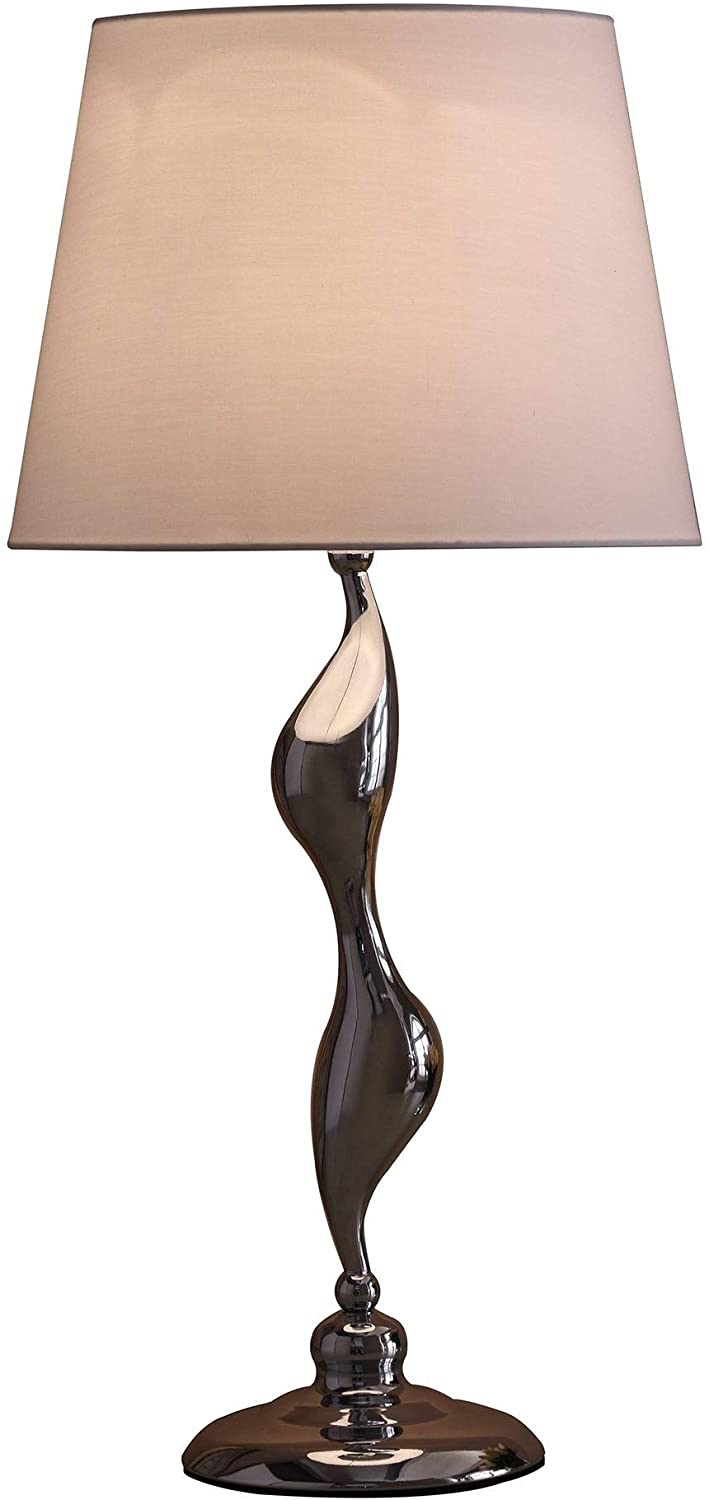 Art Silhouette Silver Table Lamp Modern Contemporary - Diamond Home USA