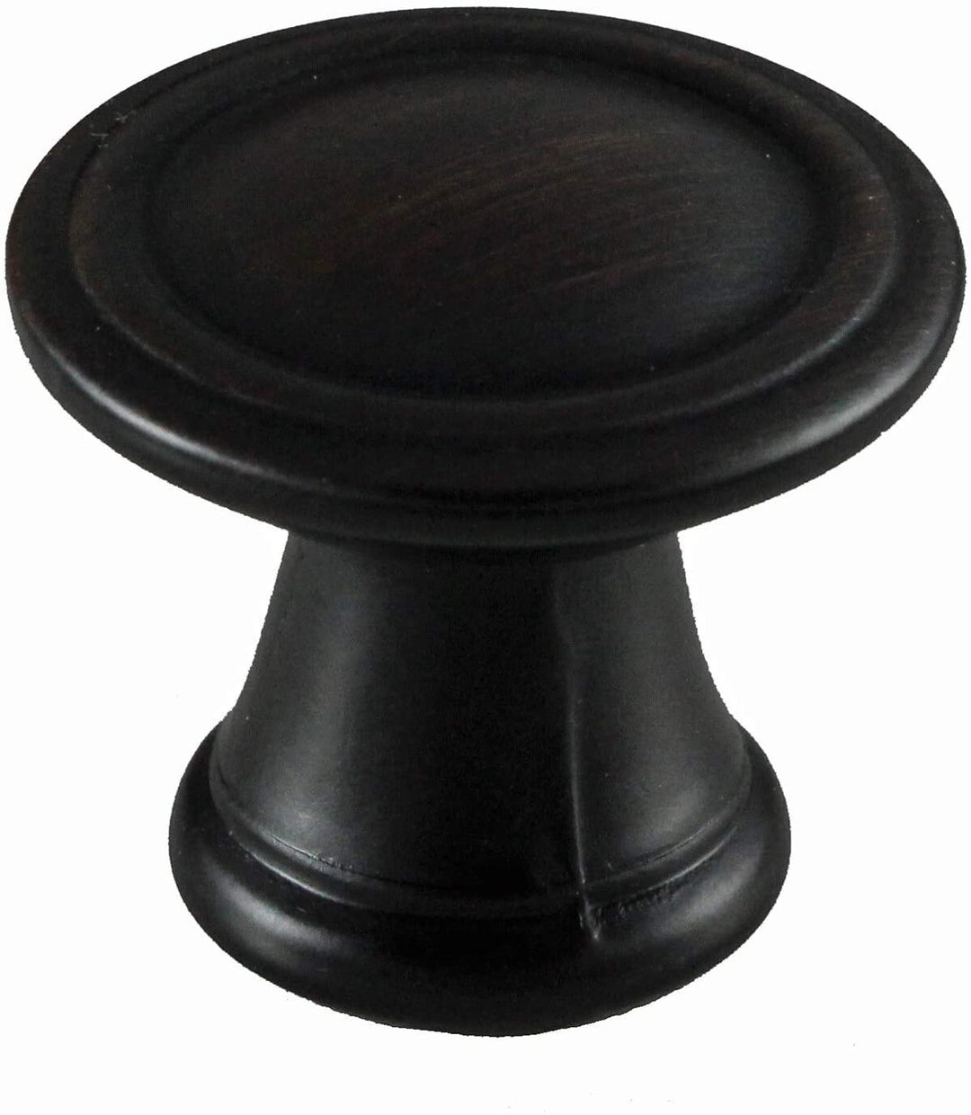 1 5 inch Oil Rubbed Bronze Round Deco Cabinet Knobs (Case