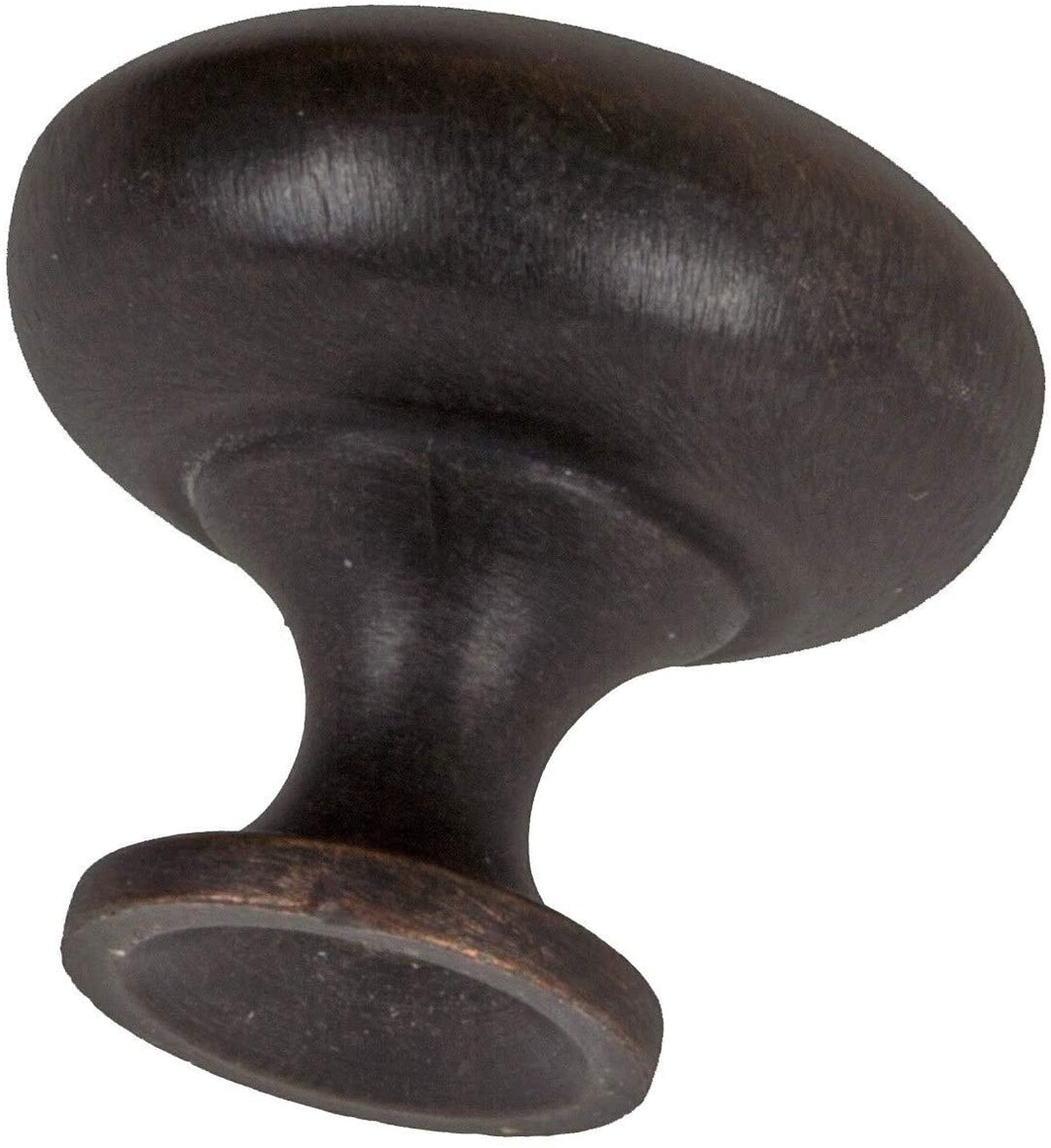 1 125 inch Oil Rubbed Bronze Classic Round Cabinet Knobs (Case 25) Brown Metal Finish - Diamond Home USA