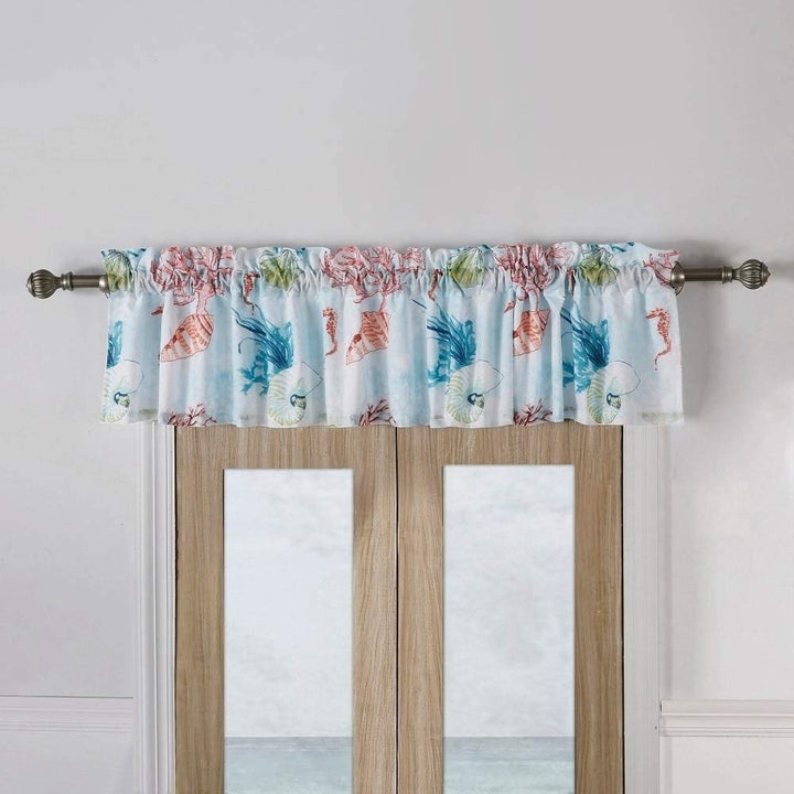 Coastal Window Valance Color Nautical 100% Polyester