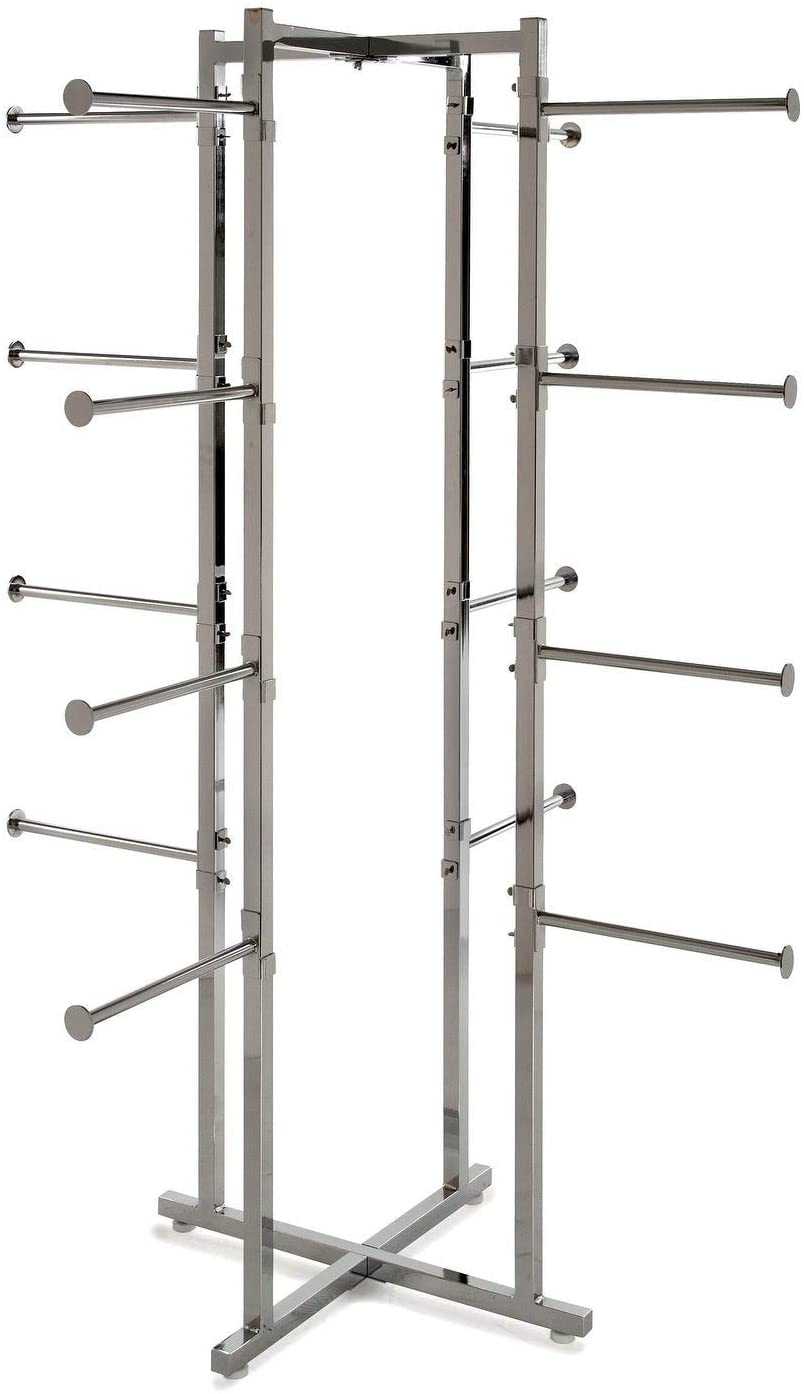 Folding Lingerie Tower Square Tubing Round Arms Sold