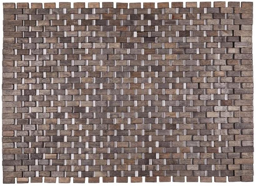Dark Brown Exotic Wood 18 X 30 inch Mat Natural Modern