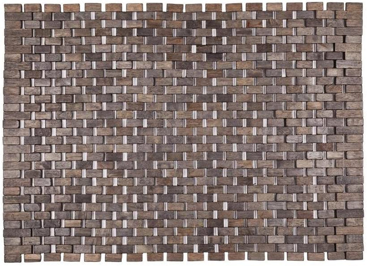Dark Brown Exotic Wood 18 X 30 inch Mat Natural Modern