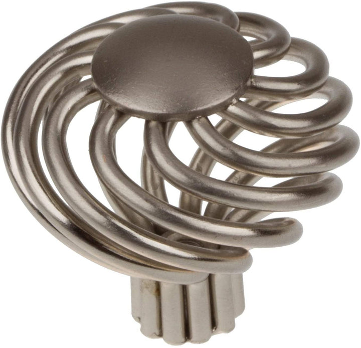 1 5 inch Satin Nickel Birdcage Cabinet Knobs (Pack 25)