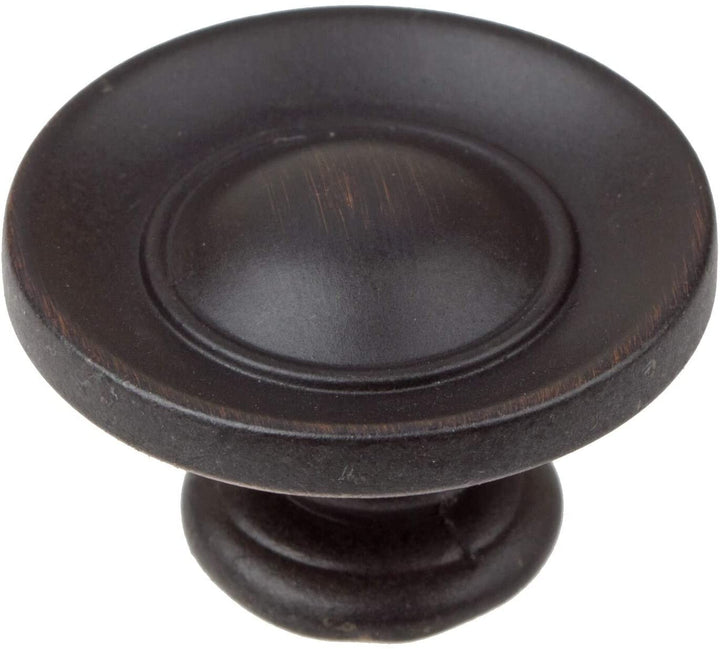 1 inch Oil Rubbed Bronze Small Round Ring Button Cabinet