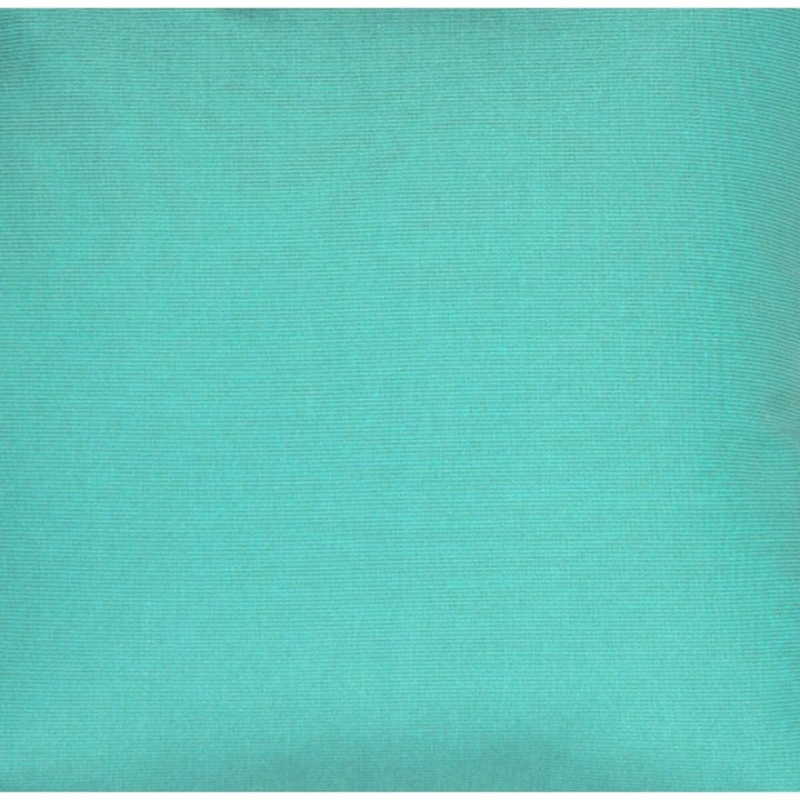 Pillow Decor Aruba Turquoise Blue 20x20 Outdoor Modern Contemporary Single Removable Cover Uv Resistant