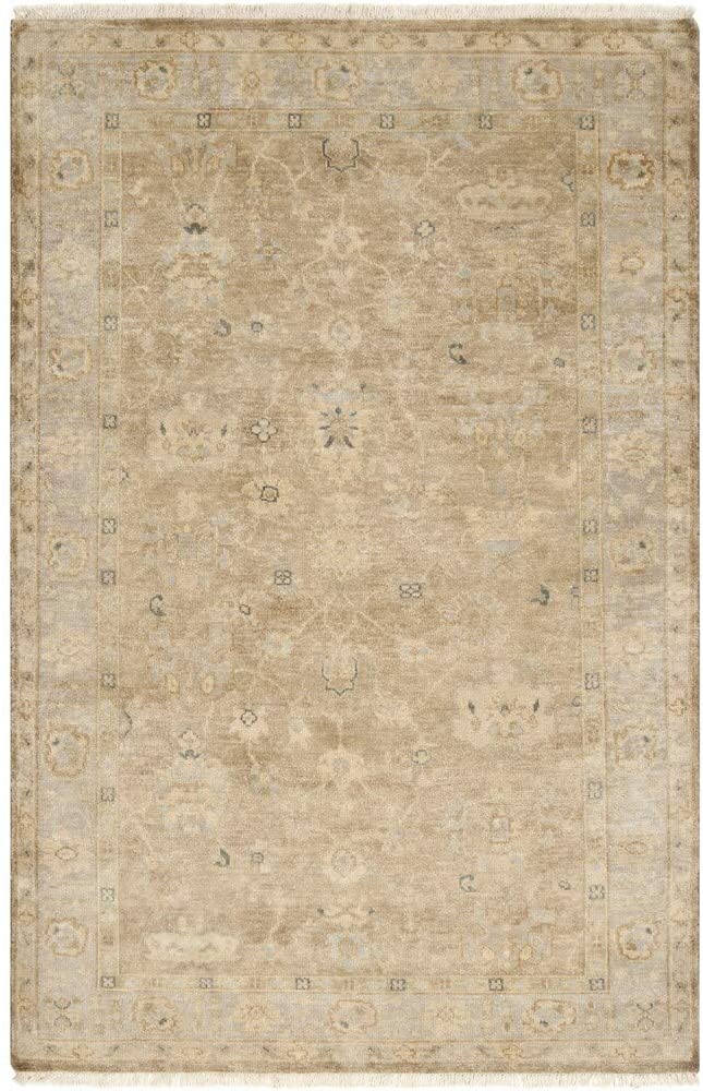 Hand Crafted Traditional Beige Wool Oriental Area Rug 2' X