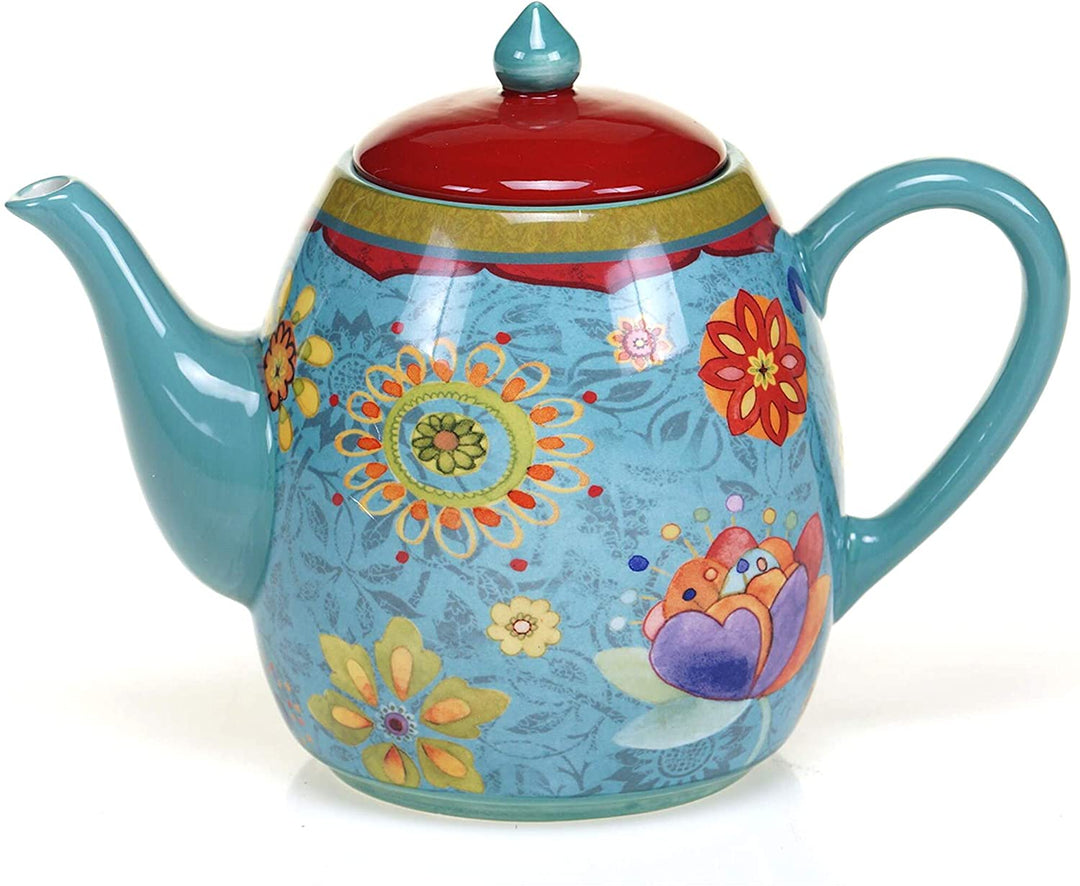 Sunset 40 Ounce Teapot Color Ceramic 1