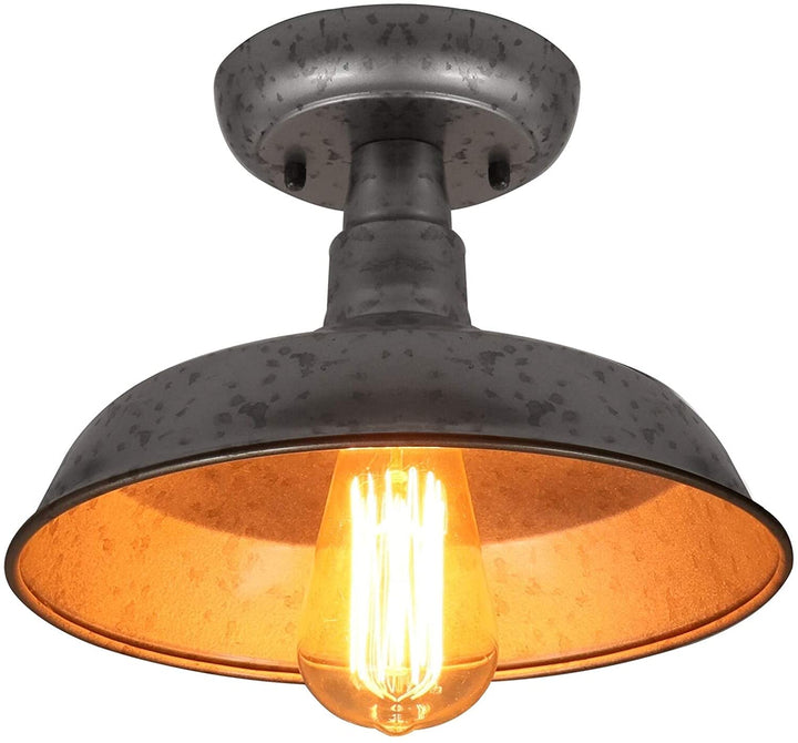 1 Light Outdoor Ceiling Mounted Lighting Modern Contemporary Metal Dimmable