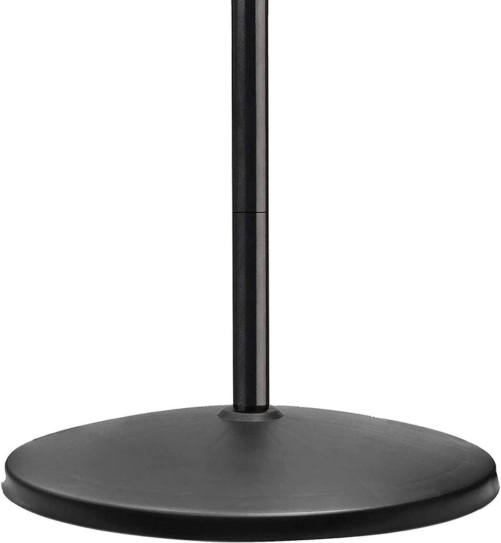 12" Stand Fan Black Adjustable Speed - Diamond Home USA