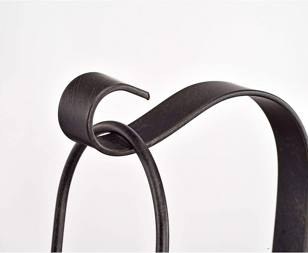 Antique Black Finish Rustic Wall Sconce Lantern Clear Glass Shade Industrial Iron - Diamond Home USA