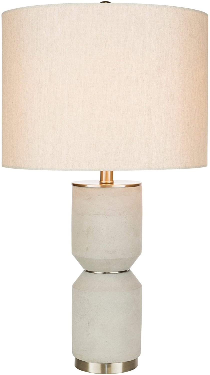 27 Gray Transitional Table Lamp White - Diamond Home USA