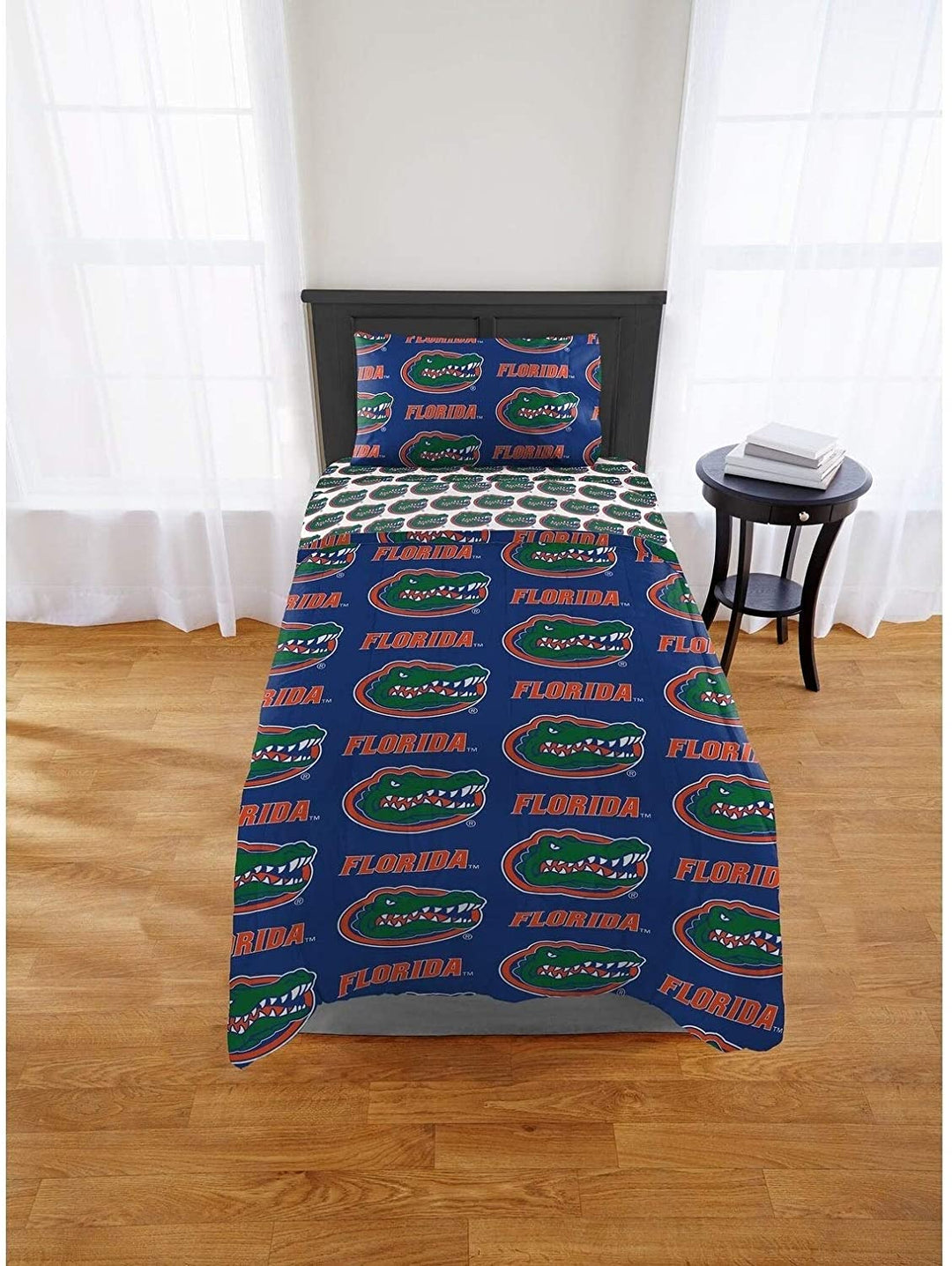 4 Piece Florida Gators Comforter Twin XL Set College