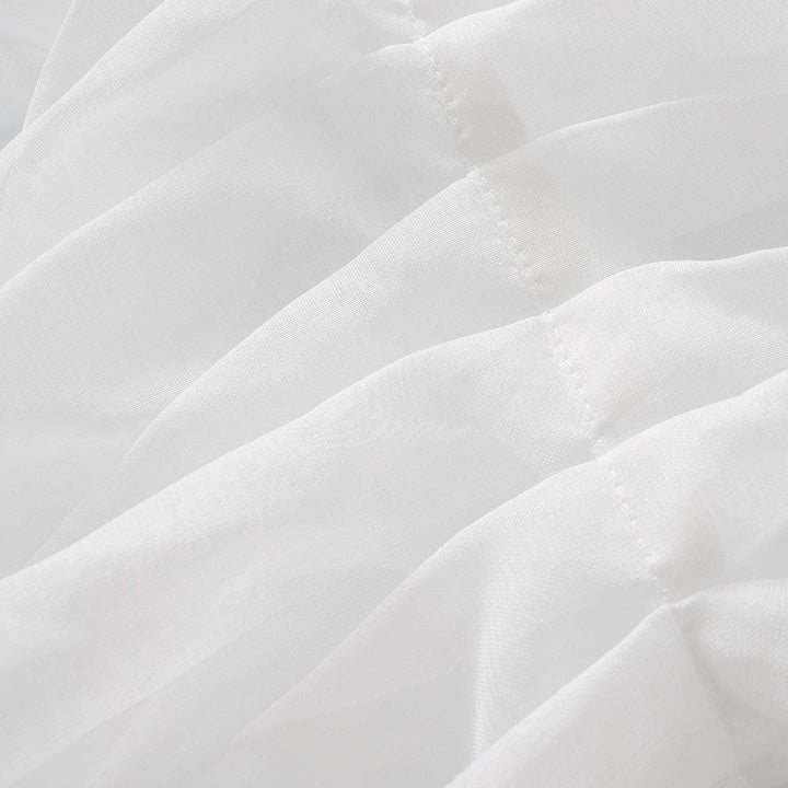 Floral Damask Medallion Pattern Swag Valance Grey Kids Teen Modern Contemporary Polyester Lined Thermal