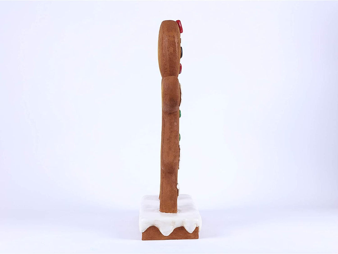 Gingerbread Girl Statue Polyresin - Diamond Home USA