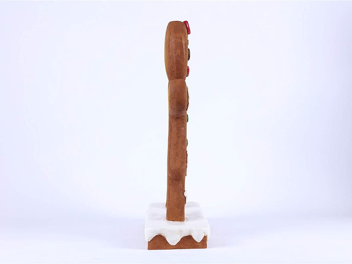 Gingerbread Girl Statue Polyresin - Diamond Home USA