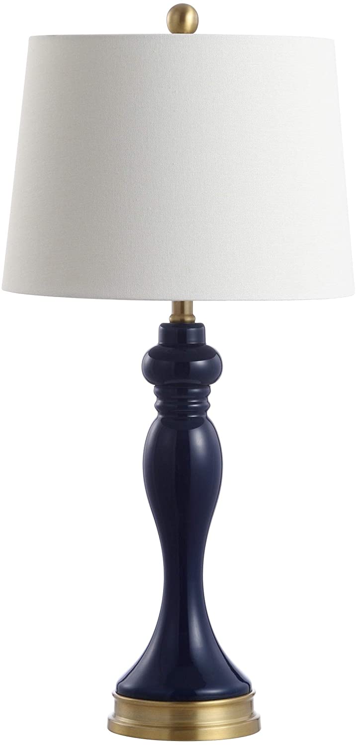Lighting 29 inch Led Table Lamp Blue Traditional Transitional Bulbs Included Energy Efficient - Diamond Home USA