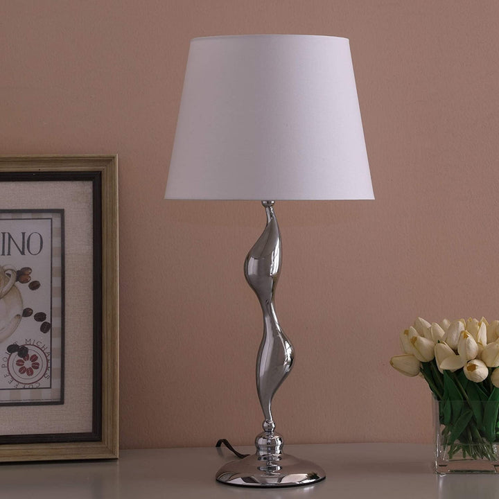 Art Silhouette Silver Table Lamp Modern Contemporary - Diamond Home USA