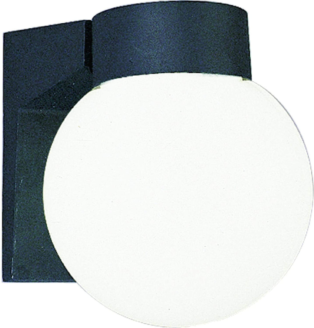 1 Light Black Outdoor Wall Mount Traditional Metal