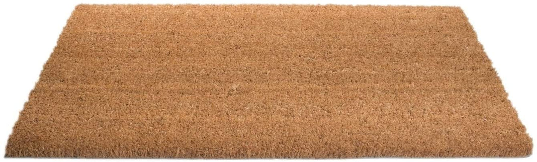 Decor 17mm Thick Solid Pattern Decorative Door Mat Brown