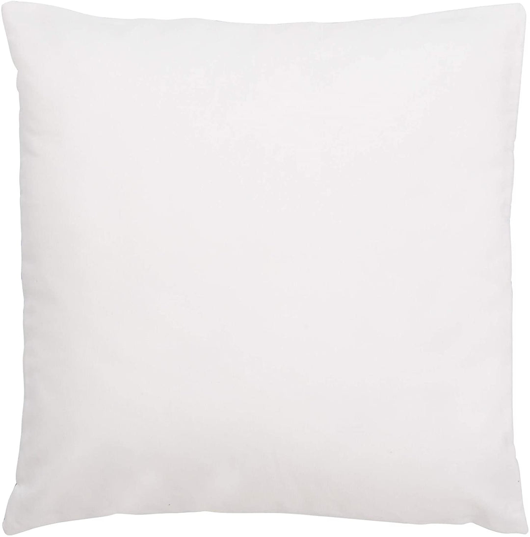 18" Indoor/Outdoor Pillow Navy White Abstract Modern Contemporary Polyester Single