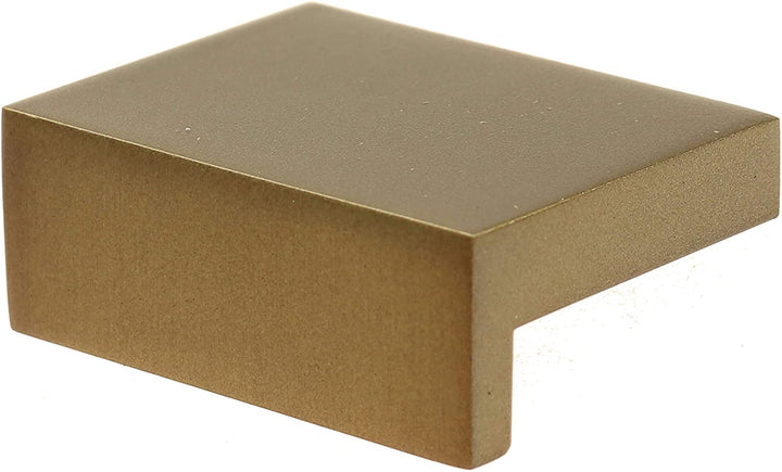 1 1/2 Rectangle Finger Pull Knobs Satin Gold (10 pk)