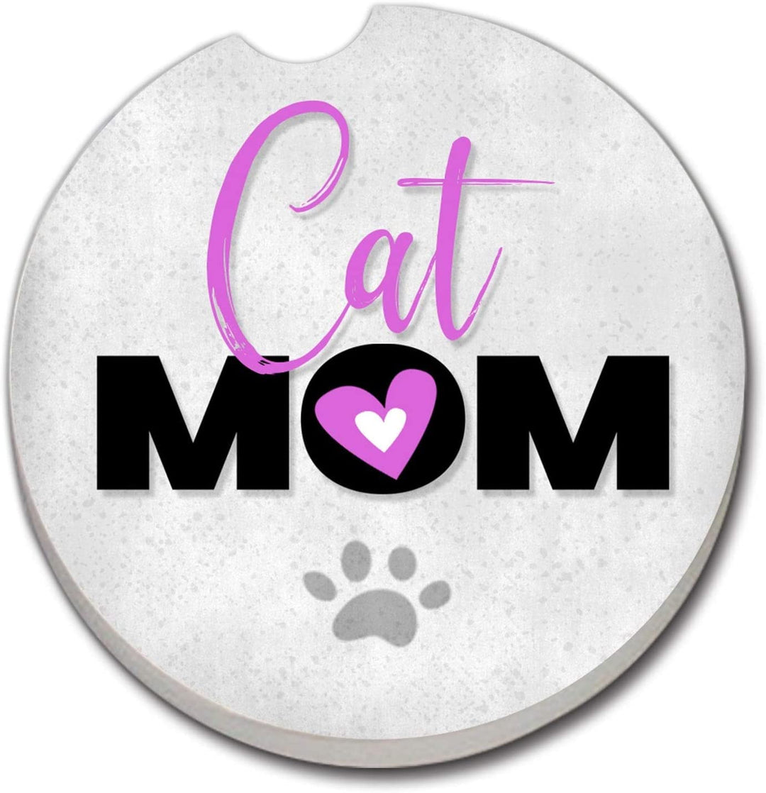 Car Coaster Cat Mom Set 2 2 5