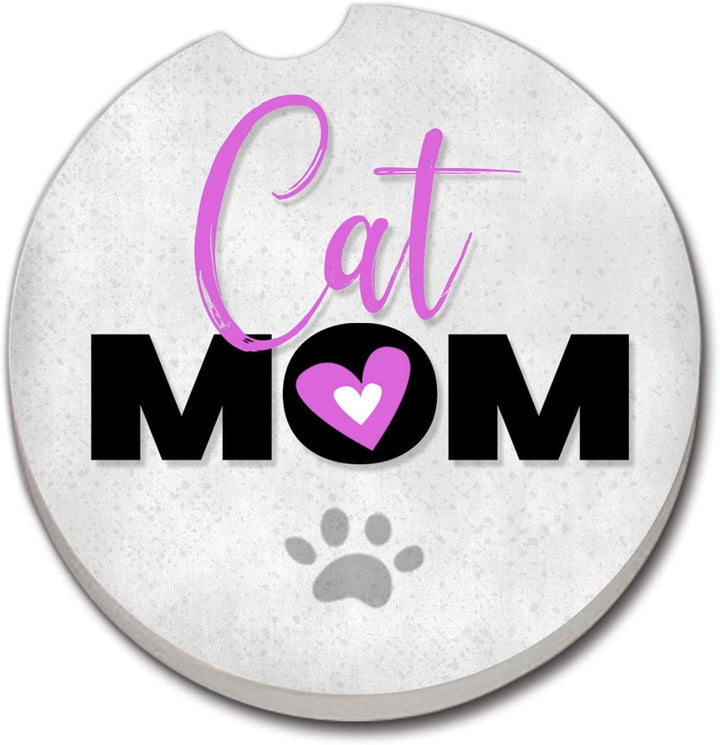 Car Coaster Cat Mom Set 2 2 5