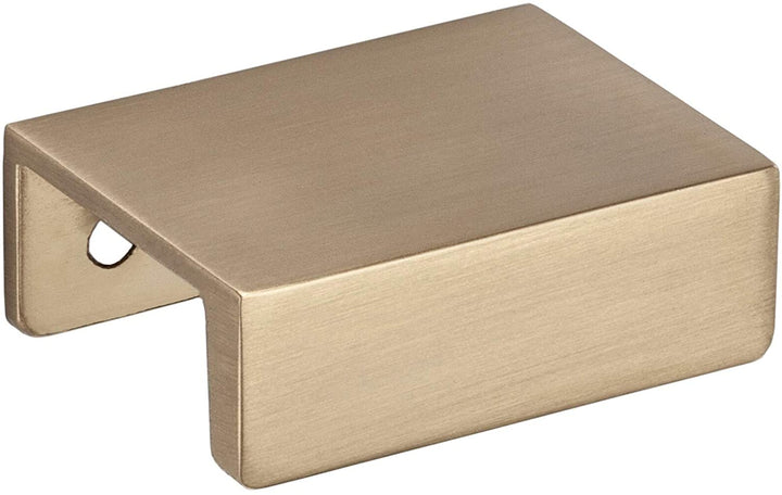 1 1/4" Finger Pull (Pack 10) Satin Brass Zinc Finish