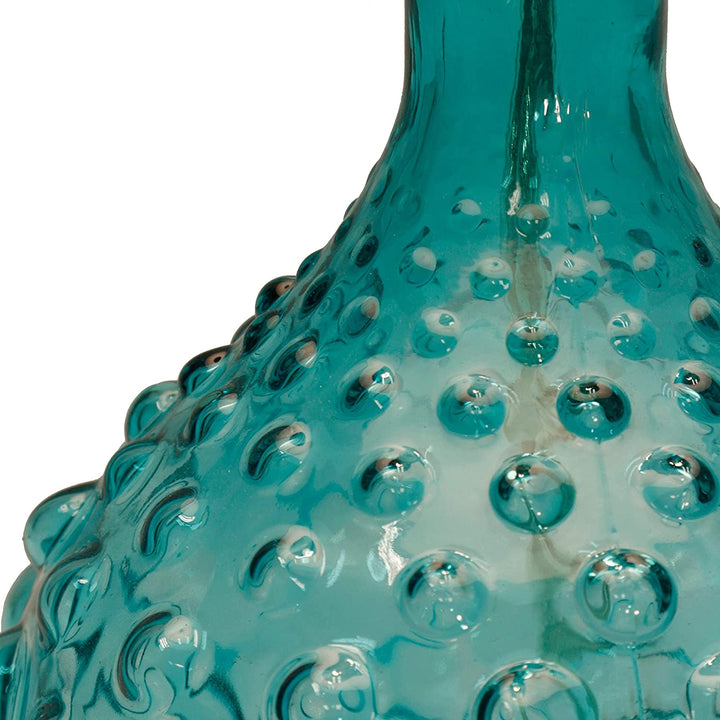 Blue Table Lamp Cream Hardback Fabric Shade Transitional