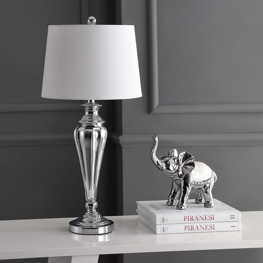 Lighting 30 inch Trent Led Table Lamp Silver ditional